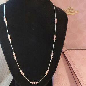 Sterling Liquid Silver & Conch Beads 18" 💕